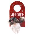 New Year Creative Christmas Decorations Sign Wooden Decor Santa Claus