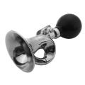 Non-electronic Trumpet Cycle Bike Bell Vintage Retro Bugle Silver