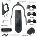 For Xiaomi M365 Rear Fender Wing Mudguard Shock Absorption, Black