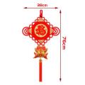 Chinese Knot, Chinese Feng Shui Lucky Charm Knot with Pendant E