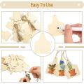 Wooden Tags Unfinished Rustic Hanging Tags Blank Wooden Labels