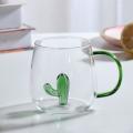 3d Glass Cup Home Juice Cold Drink Water Cup Transparent Glass Mug A