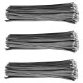 100pcs/lot,4.6mmx300mm Pvc Plastic Ss304 Stainless Steel Cable