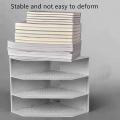Three Story Book Shelf File Folder for Sorting Books Cd Bookends A
