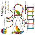 Bird Parrot Toy,10pcs Bird Swing Toys Bird Chewing Toys