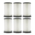 6 Piece Hepa Filter for Electrolux Cleaner Zs203 Zt17635 Zt17647