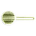 Hollow Hair Removal Pet Comb Stainless Steel Needle for Dogs Green