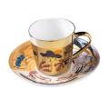 Mirror Reflection Household Cup and Saucer Set Coffeeware Gift C