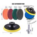 Drill Power Scrubber Brush Scouring Pads & Sponge Cleaning Kit