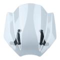 Motorcycle Wind Deflector with Bracket Front Windshield Windscreen