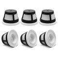 6 Pack 29869 Filter Compatible for Bissell Aeroslim Cordless 29869