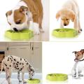 Slow Feeder Dog Bowl, Slow Feeding Petal Maze Dog Bowl, Green