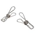 24 Pcs Stainless Steel Wire Clip, Multi-function Clip, Utility Clip