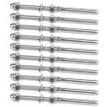 50 Pcs Stainless Steel Railing Tensioner for 1/8 Inch Cable Wire