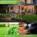 Solar Garden Lights Outdoor, 4pack Solar Garden Dandelion Lights