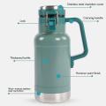 Vacuum Insulated Bottle Keep Liquid Hot/cold Stainless Steel 1900ml