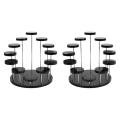 Cupcake Stand Acrylic Display Stand for Decoration Tools Black