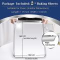 Baking Sheet Set Of 2, Stainless Steel Baking Sheets Pan, 16x12x1inch