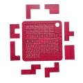 Calendar Wooden Calendar Office Play A Different Puzzle Games,red