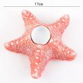 Resin Starfish Candlestick Cup Soft Crafts Decoration, B