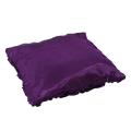 Purple Satin Rose Flower Square Pillow Cushion Pillowcase Case Cover