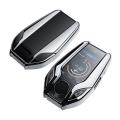 Tpu Car Fully Key Case Cover for Bmw 7 Series 740 6 Series Gt(silver)