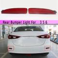 1 Pair Rear Bumper Light Side Lamp Marker Reflector for Mazda 3 5 6