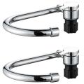 2x Foldable Rv Faucet 360 Degree Rotation 9/16 Inlet Faucet for Rv