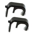 Folding Fork Hook without Mud Stop E-type Buckle for Brompton Black