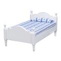 1/12 Scale Dollhouse Single Bed for Doll House Bedroom Accessories