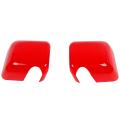Side Mirrors Cover Abs Rear View Mirrors Trim Interior ,red