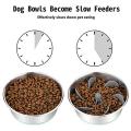 Slow Feeder Dog Bowl Inserts for Dogs Regular and Elevated Dog Bowls