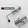 2pcs 5 Inch Stainless Steel Spring Loaded Latch Pin Barrel Bolt 2mm
