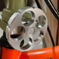 For Bike Hinge Lever Clamp Beam Head Aluminum for Brompton,gold