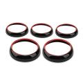 5pcs Vent Outlet Cover Trim Red for Benz A B Cla Gla Class W176 12-18