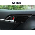 4pcs Interior Door Bowl Handle Stickers, for Toyota Camry 2018-2021