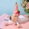 Christmas Pink Faceless Dolls Toy (pink Hat and Braid)