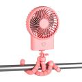 Mini Small Fan Usb Fan Triangle Bracket Fan for Home,office,car Pink