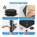 12 Pack Acoustic Foam,self-adhesive Sound Proof Panels(black)