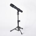 Mini Tabletop Tripod Microphone Mic Stand Holder with 1/4 Inch