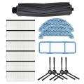 Roller Brush Hepa Filter Side Brush Mop Main Filter for Ilife A7 A9s