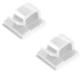 100 Pcs Self-adhesive Cable Holder,cable Clamps,cable Clips (white)