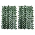2x Artificial Faux Ivy Leaf Privacy Fence Screen Home Garden Hedge