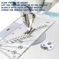 Seam Guide Ruler & Seam Guide for Sewing 1/8 -2inch Straight Line Hem