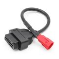 2x 6 to 16 Pin Motorcycle Obd Adaptors Obd2 Diagnostic Cable