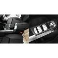 Car Armrest Storage Box Cover Trim 4pcs for Benz Glb Silver