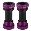 Motsuv Bottom Bracket 68/73mm Aluminum Alloy Bb Axis Parts Purple