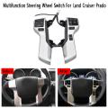 Steering Wheel Control Switch for Toyota Land Cruiser Silver Gray