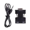 Hdmi-compatible Female to Vga Male with Audio Output Cable,1 Pack