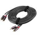 Rexlis 2 Rca to 2 Rca Hifi Audio Cable Ofc Av Speaker Wire 1m